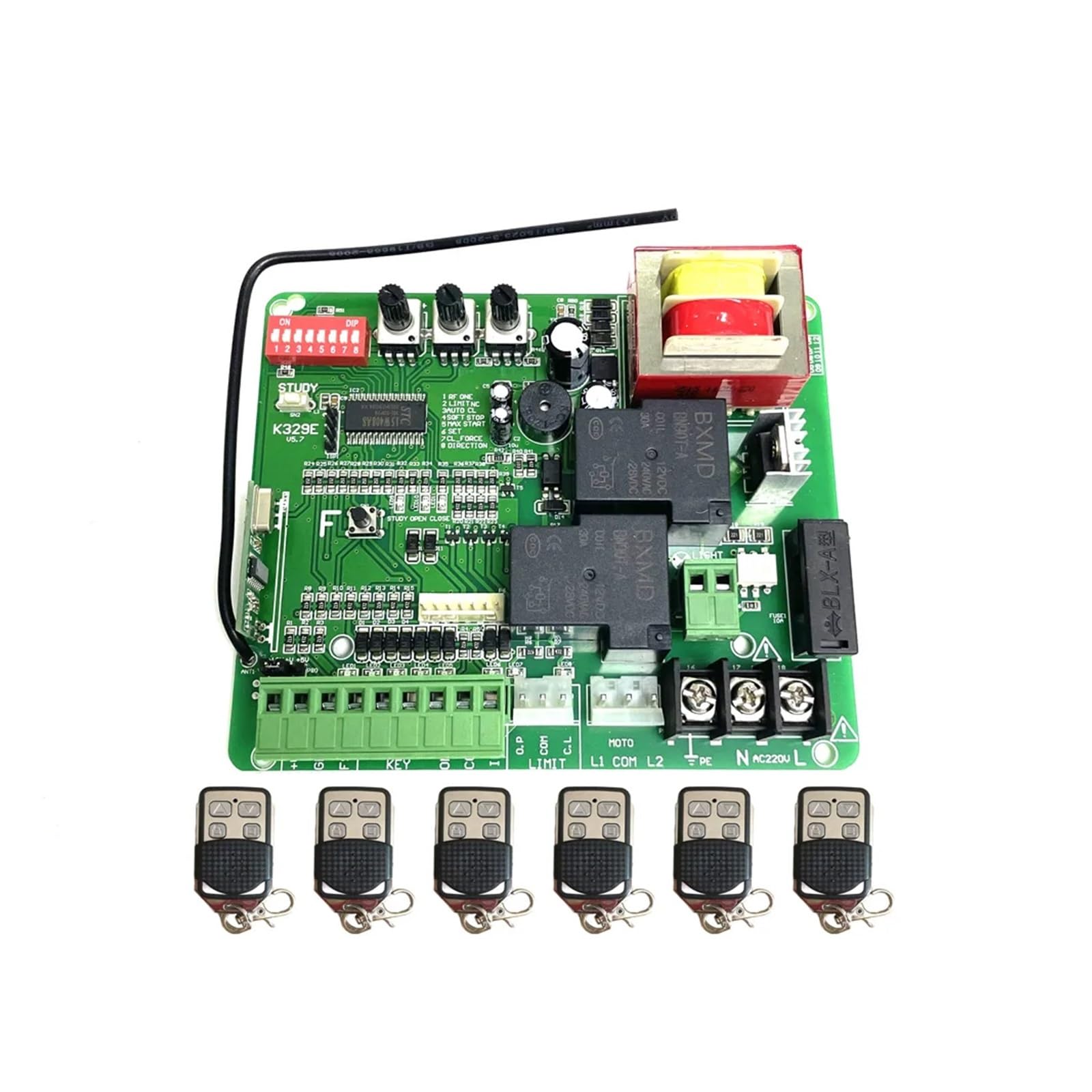 K329e Avvio graduale senza apriporta scorrevole Scheda motore scheda di controllo Piastra madre (telecomando opzionale)(4 remote control kit)