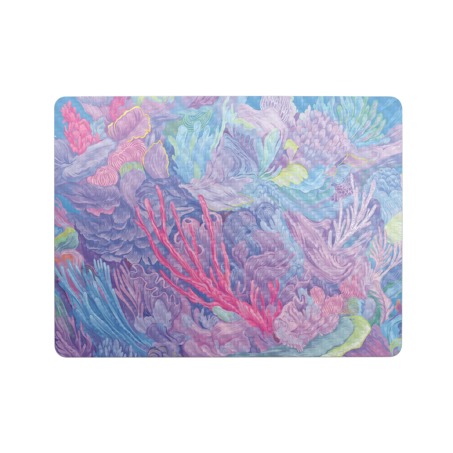 Carbon Fiber Laptop Skin Compatible with Microsoft Surface Laptop 8 13" (2025) - Dreamy Reef - Premium 3M Vinyl Protective Wrap Decal Cover - Easy to Apply | Crafted in The USA by MightySkins