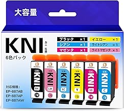 KNI-6CL-L Epson KNI Crab Compatible Ink KNI-6CL More 6 Color Pack Compatible KNI Crab Ink for EP-887A (EP-887AB EP-887AP EP-887AW) KNI Crab Ink KAN KNI-LC-L KNI-LM-L KNI-BK-L KNI-L KNI-L C-L KNI-M-L KNI-Y-L