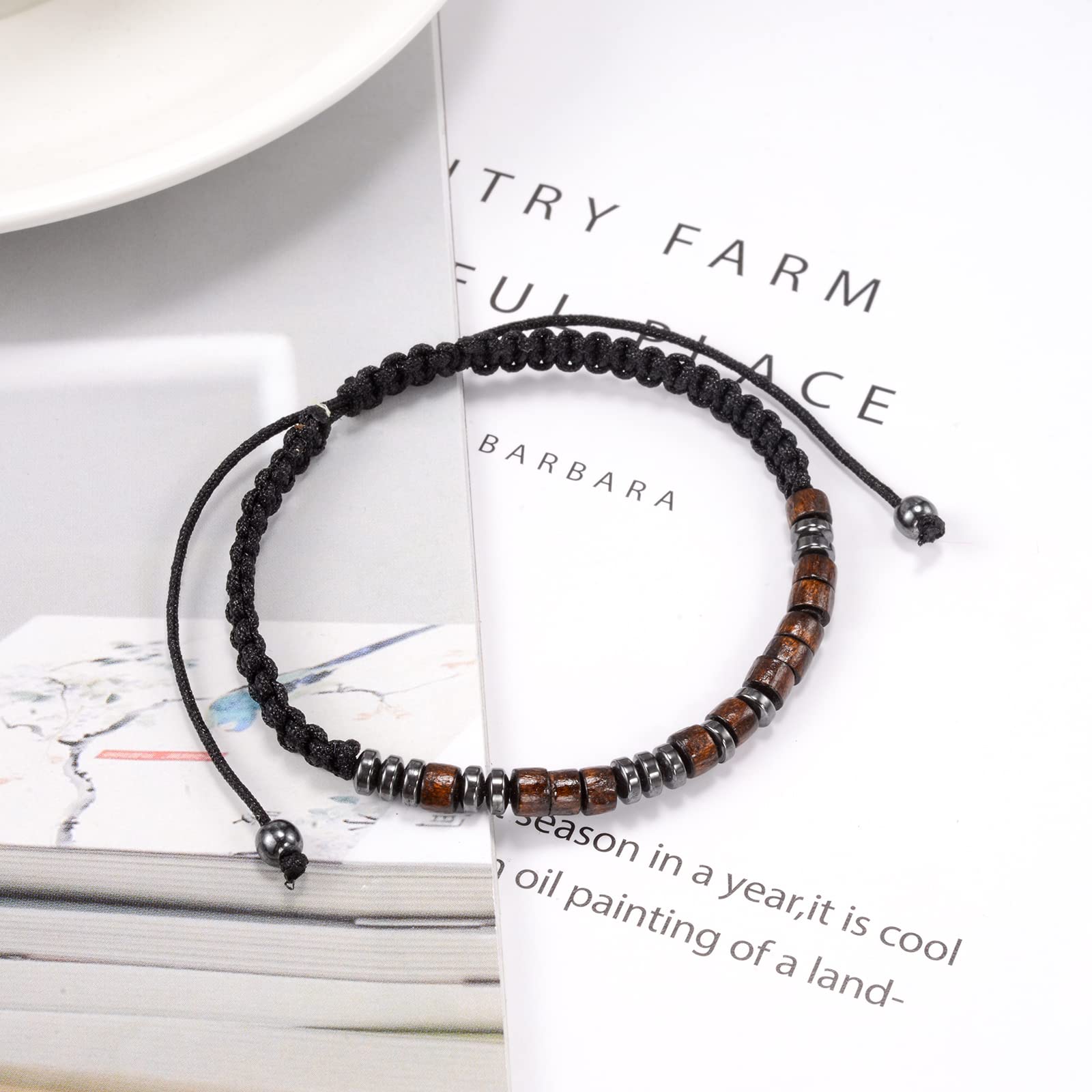 CheersLife Gewebte Seile Morsecode Papa-DEDE