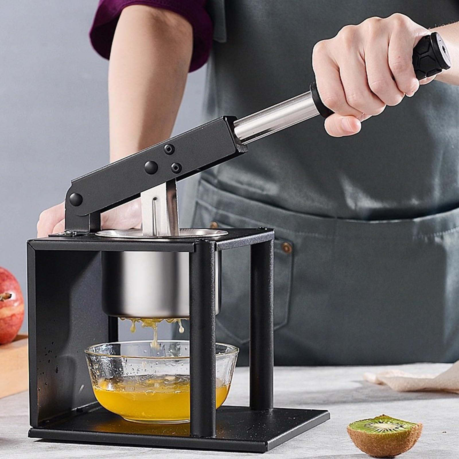 Succhi Maker Manuale In Acciaio Inox Succo di Succo Agrumi Premere Portatile