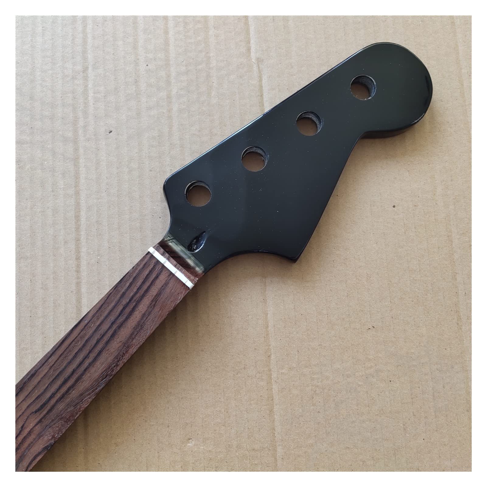 Fretless Maple 20 Frets Bass Guitar Neck Part 4 String String Hewwood Fingerboard da 34 Pollici Dado Sostituzione Manico Chitarra