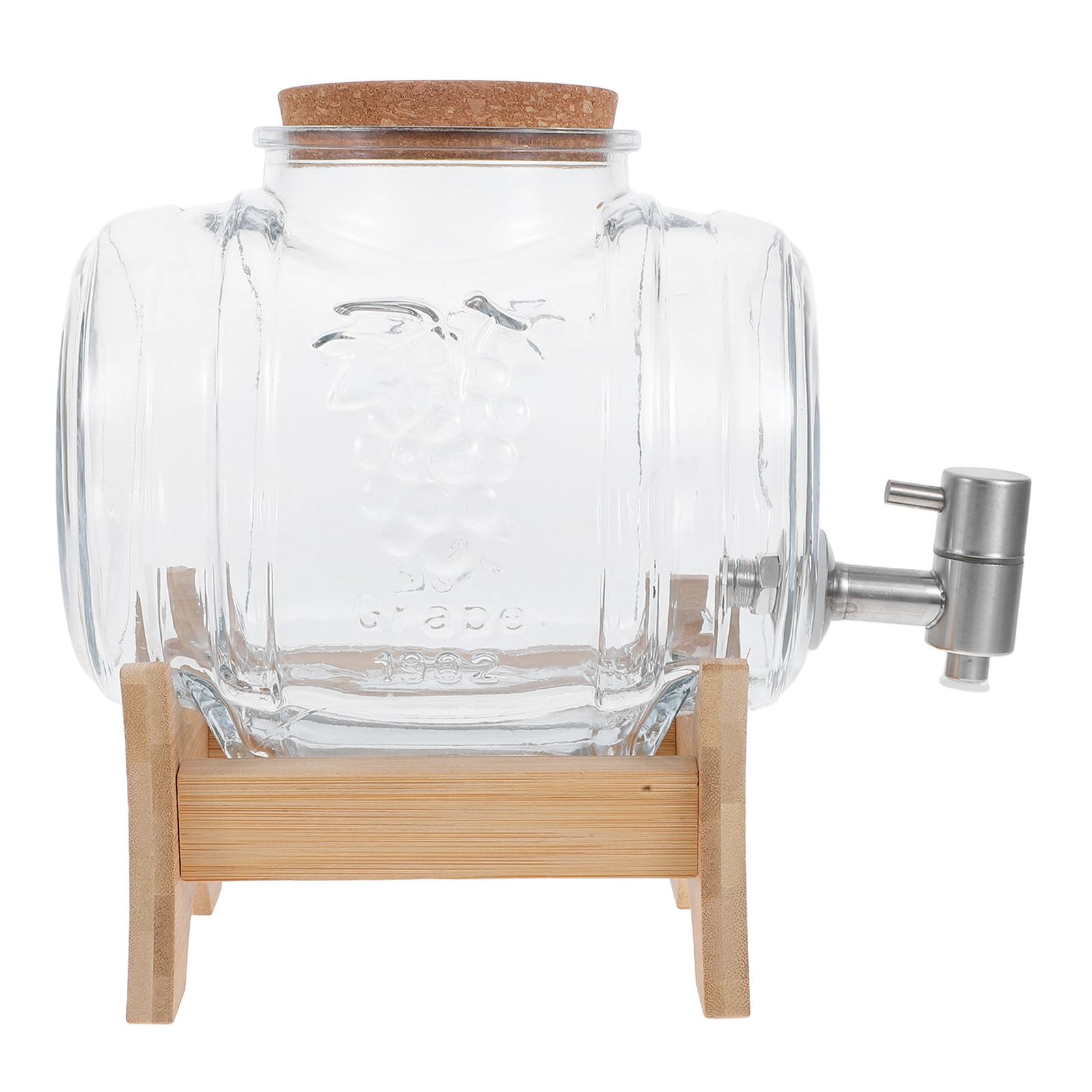 Dispenser Vetro con Rubinetto 101oz, Chiusura Ermetica, Vintage