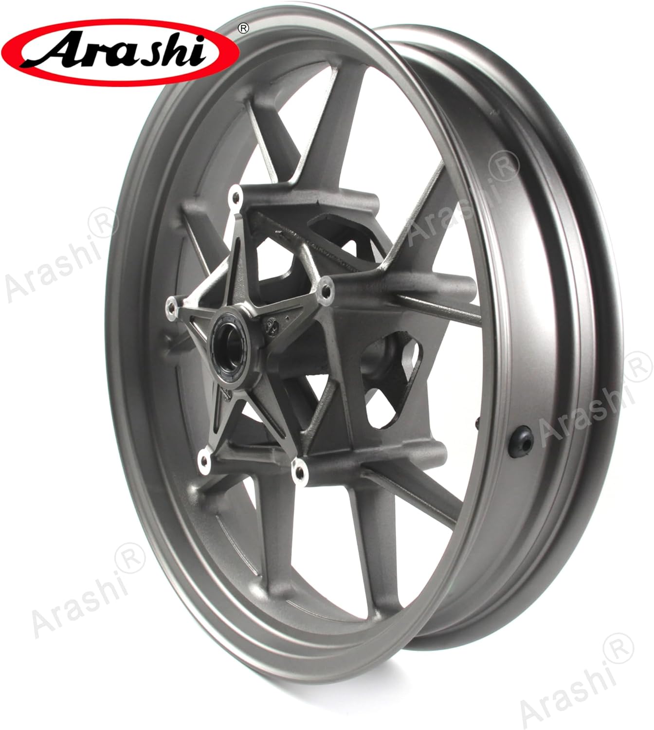 Arashi Front Wheel Rim for BMW S1000RR 2009-2018, S1000R 2014-2018, Motorcycle Replacement Accessories Parts Matte Gray