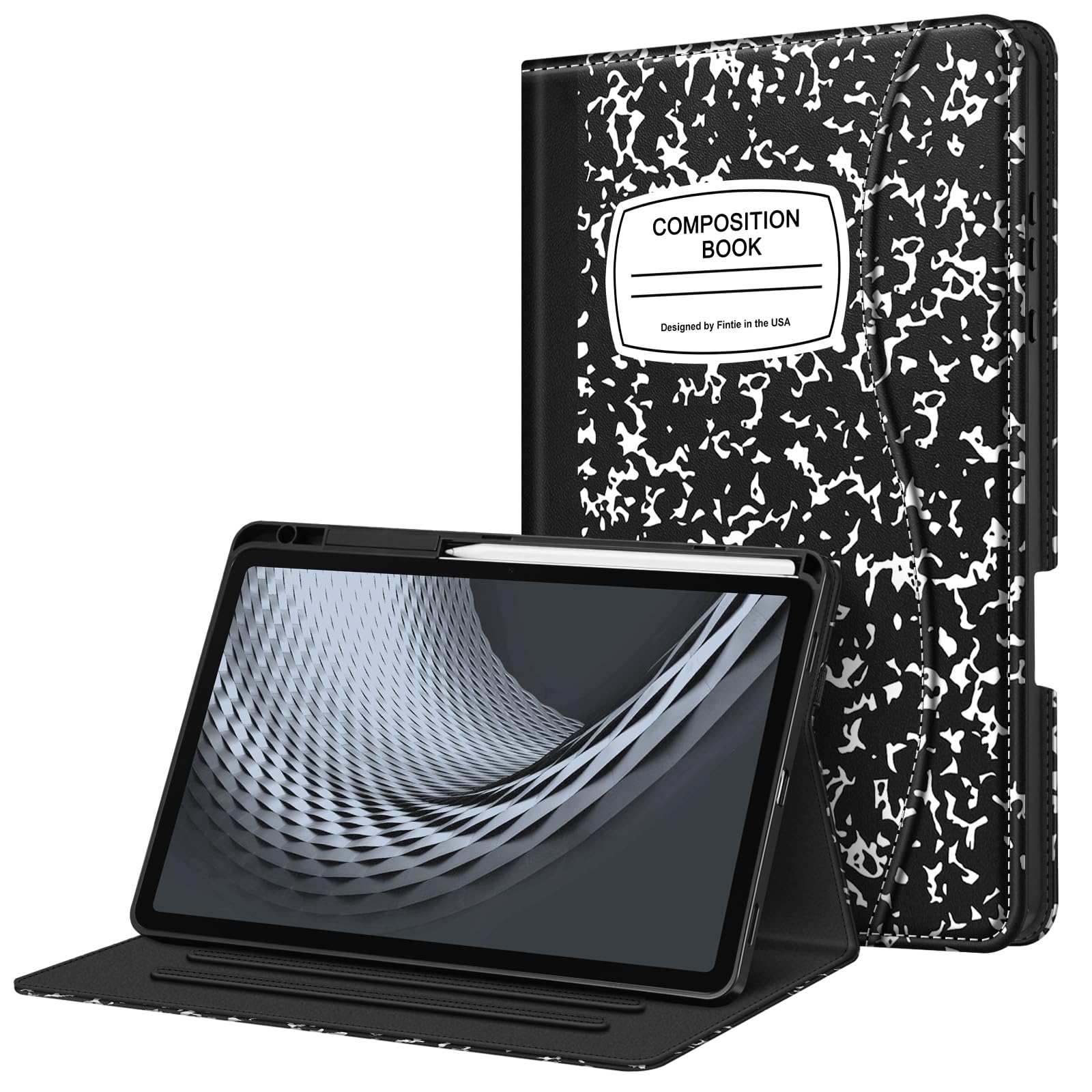 Fintie Multi-Angle Viewing Case for Samsung Galaxy Tab S11 11'', Comp Book | SM-X730/X736B 2025 Release, Soft TPU Back Cover, Front Card Pocket, S Pen Holder, Auto Wake/Sleep