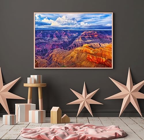 Miniatura 4 de 1000 piezas para rompecabezas de paisaje de borde sur de Arizona, rompecabezas del Gran Cañón para adultos, 1000 piezas, rompecabezas de parque