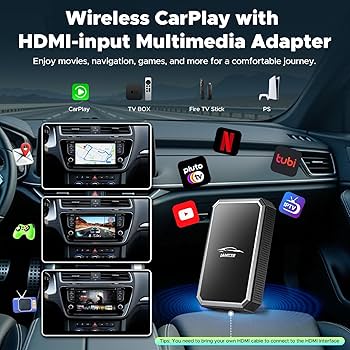 Amazon.com: LAMTTO HDMI Input Car TV & Wireless CarPlay