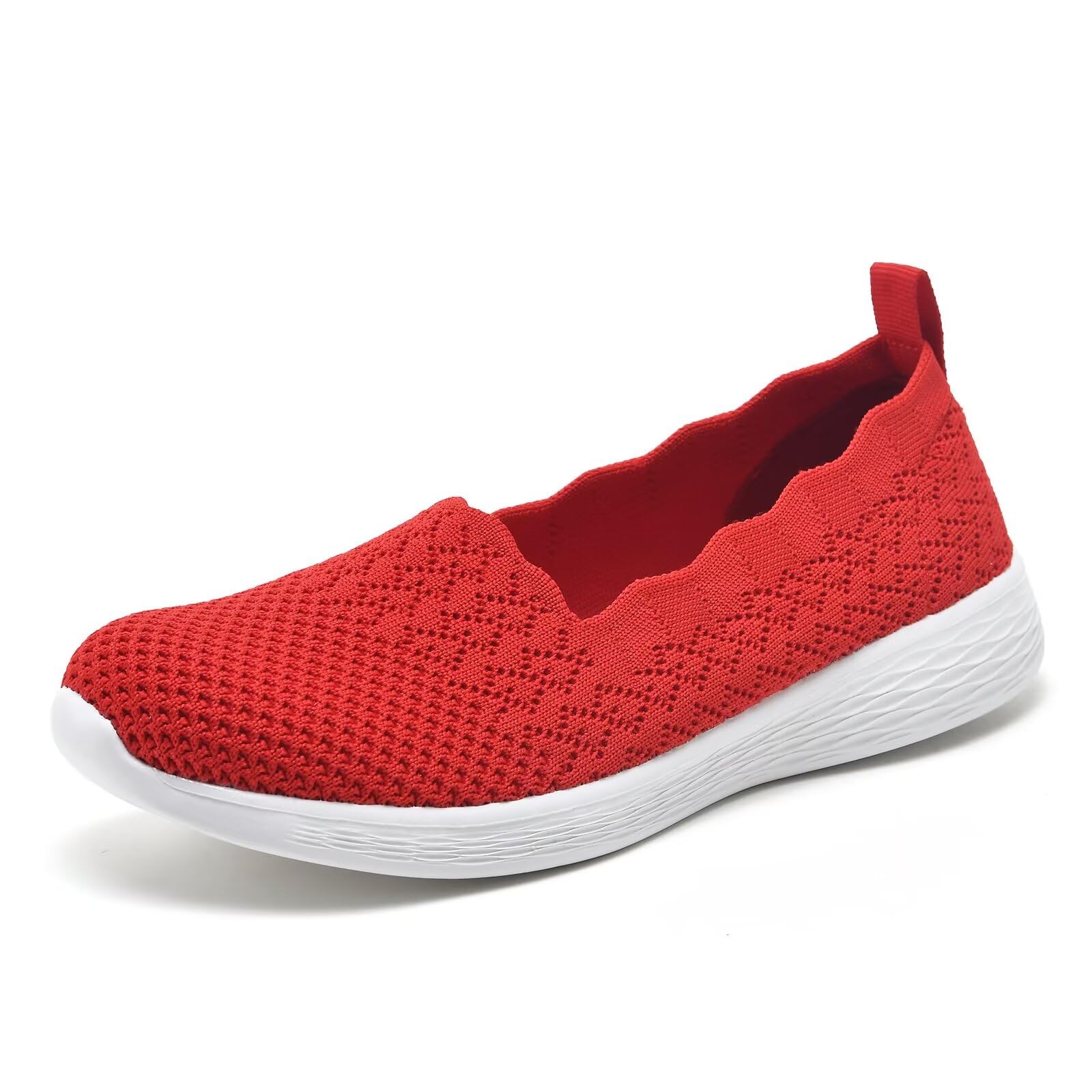 Puxowe Damen Slip On Sneaker Leichte Atmungsaktiv Sportschuhe Turnschuhe Bequem Freizeitschuhe Walking Schuhe Outdoor Fitness