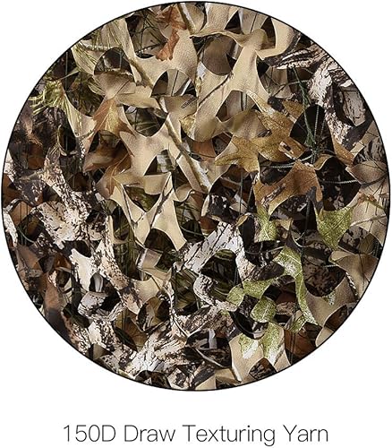 Miniatura 4 de HYOUT Red de camuflaje, persianas de red de camuflaje, ideales para parasol, camping, tiro, caza, decoración de fiesta de Navidad