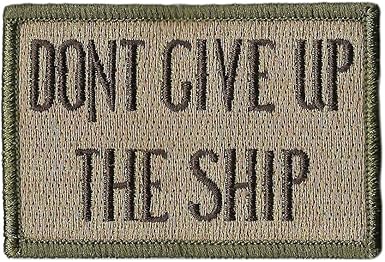 Gadsden and Culpeper Dont Give Up The Ship Flag Patch