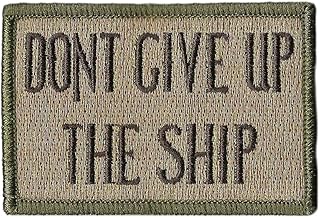 Dont Give Up The Ship Flag Patch - Multitan