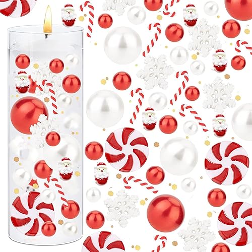 Rellenos de jarrón de Navidad con jarrón 1029 cuentas de agua flotantes para jarrones velas flotantes de Navidad cuentas de gel de agua