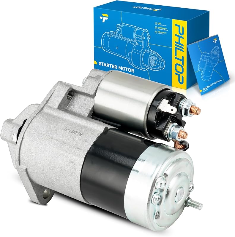Motor de partida PHILTOP 17795N 12 V 1,2 kW para Mitsubishi Eclipse, Galant, Chrysler Stratus e Sebring – 1 unidade