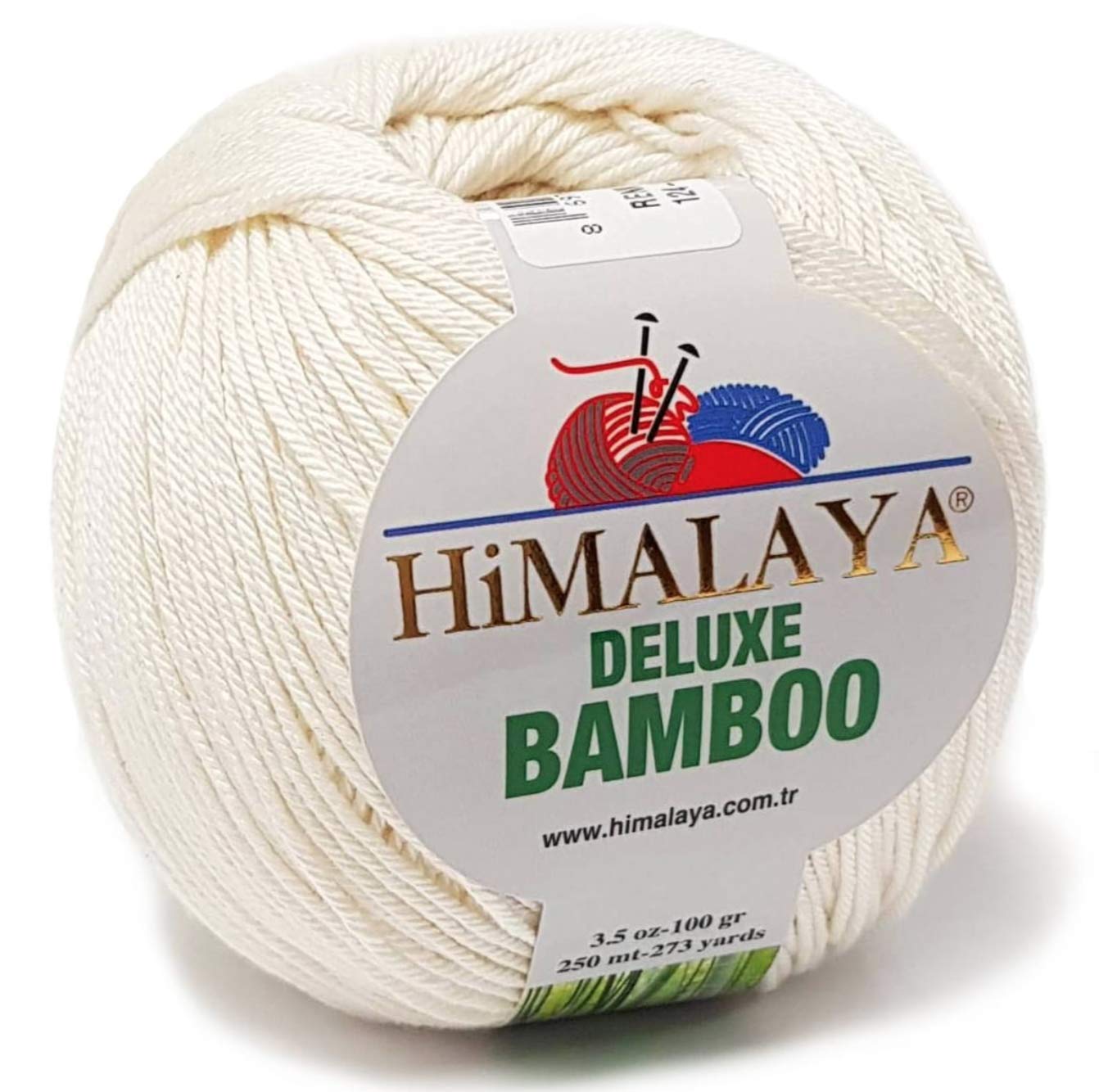 60% bambus 40% bawełna himalaya Deluxe bambus DK i lekki czesany, 8-warstwowa turecka przędza zestaw 4 motków / kulka 400 g kolor (2)