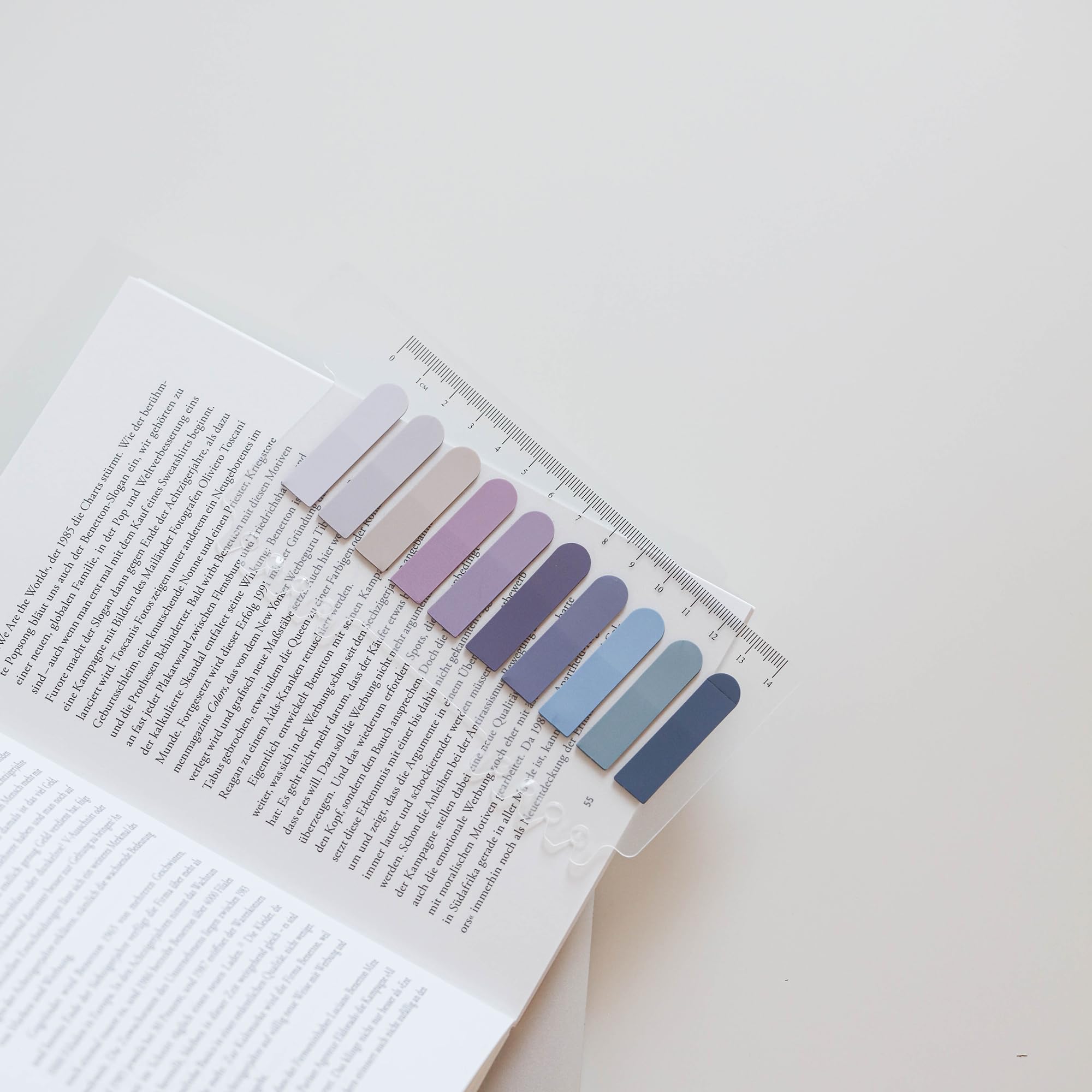 Jiemay Set di foglietti adesivi trasparenti per libri, 950 fogli di