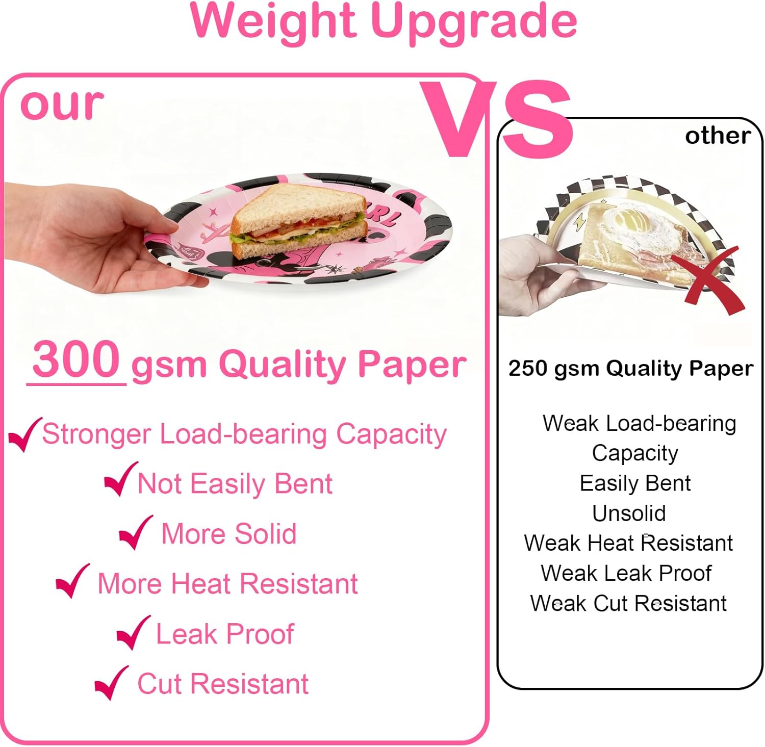 192Pcs Pink Cowgirl Birthday Party Decorations Supplies,Serves 25 Guests,Girl birthday decorations Party Pack Disposable Tableware (Plates, Cups, Forks, Napkins, Straws, Banner, Tablecloth) - Image 6