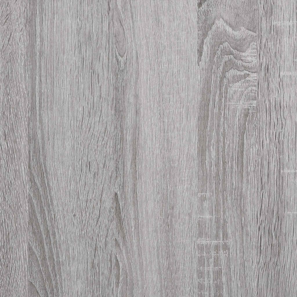 Soporte para acuario, color gris, de madera Sonoma, 81 x 36 x 73 cm, armario inferior estable con espacio de almacenamiento y puertas para accesorios de acuario, estantería, muebles, ideal