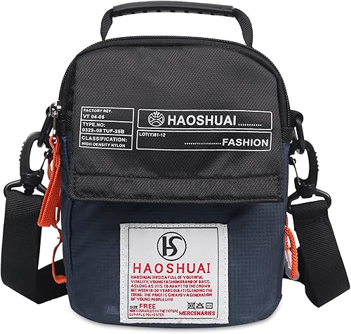 JAKAGO Bolso de hombro impermeable pequeño Messenger Cross Body Bag para tableta al aire libre