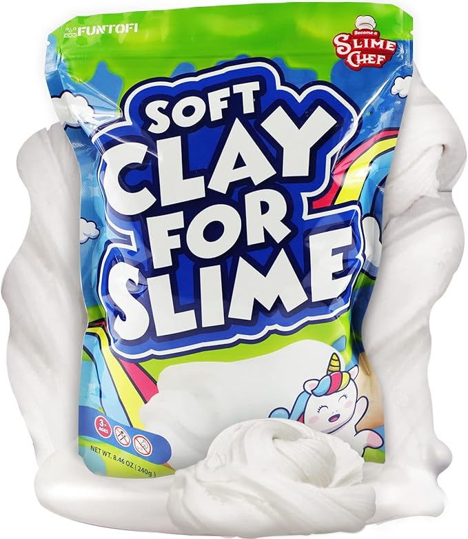 Funtofi Soft Clay for Slime 9 Ounces Slime Mix Ins
