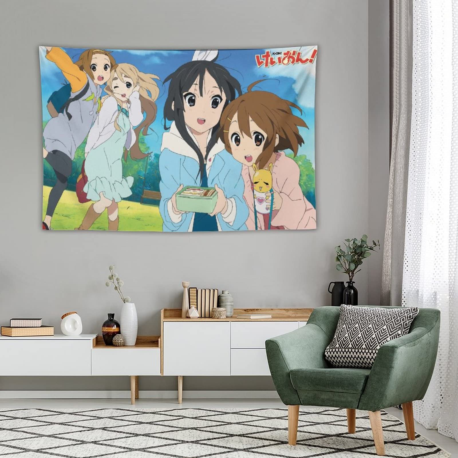 Amazon.co.jp: けいおん タペストリー アニメ タペストリー 壁掛け