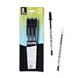 SAKURA Gelly Roll Gel Pens - Medium Point Ink Pen for Journaling, Art, or Drawing - Classic Black Ink - Medium Tip - 3 Pack