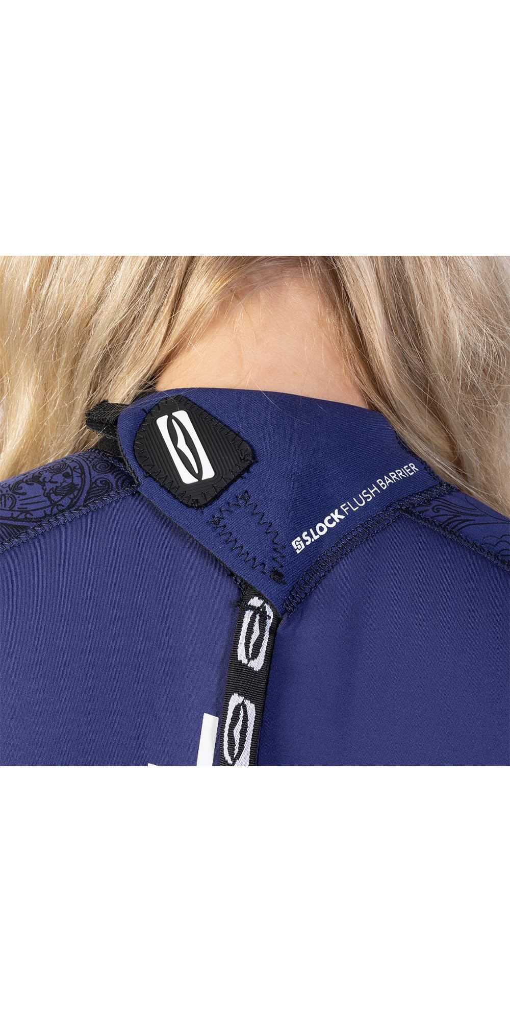 GUL Womens Response 5/3mm GBS Back Zip Combinaison - Bleu Paisley - Couche de Chaleur Chaude Thermique Étirement Facile