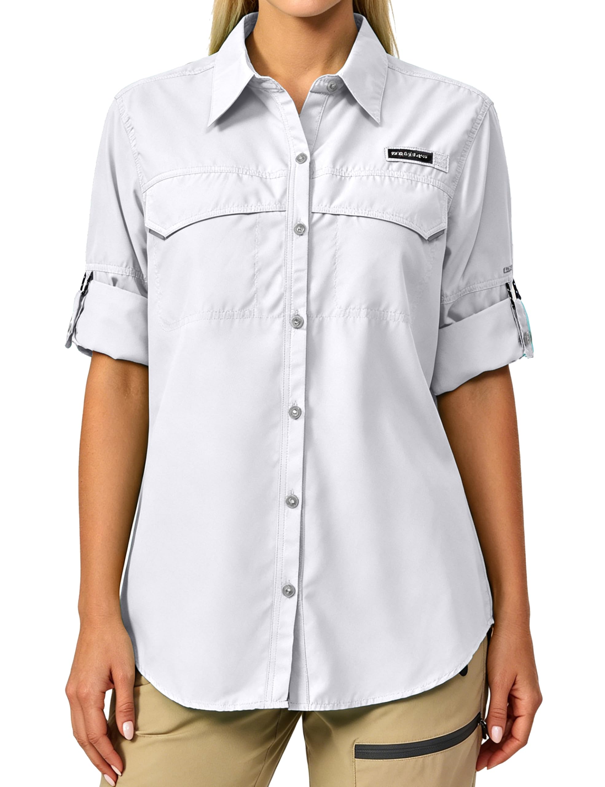 Women's UPF 50+ UV Protection Shirt, Long Sleeve Fishing Shirt, Breathable and Fast Dry-image-5