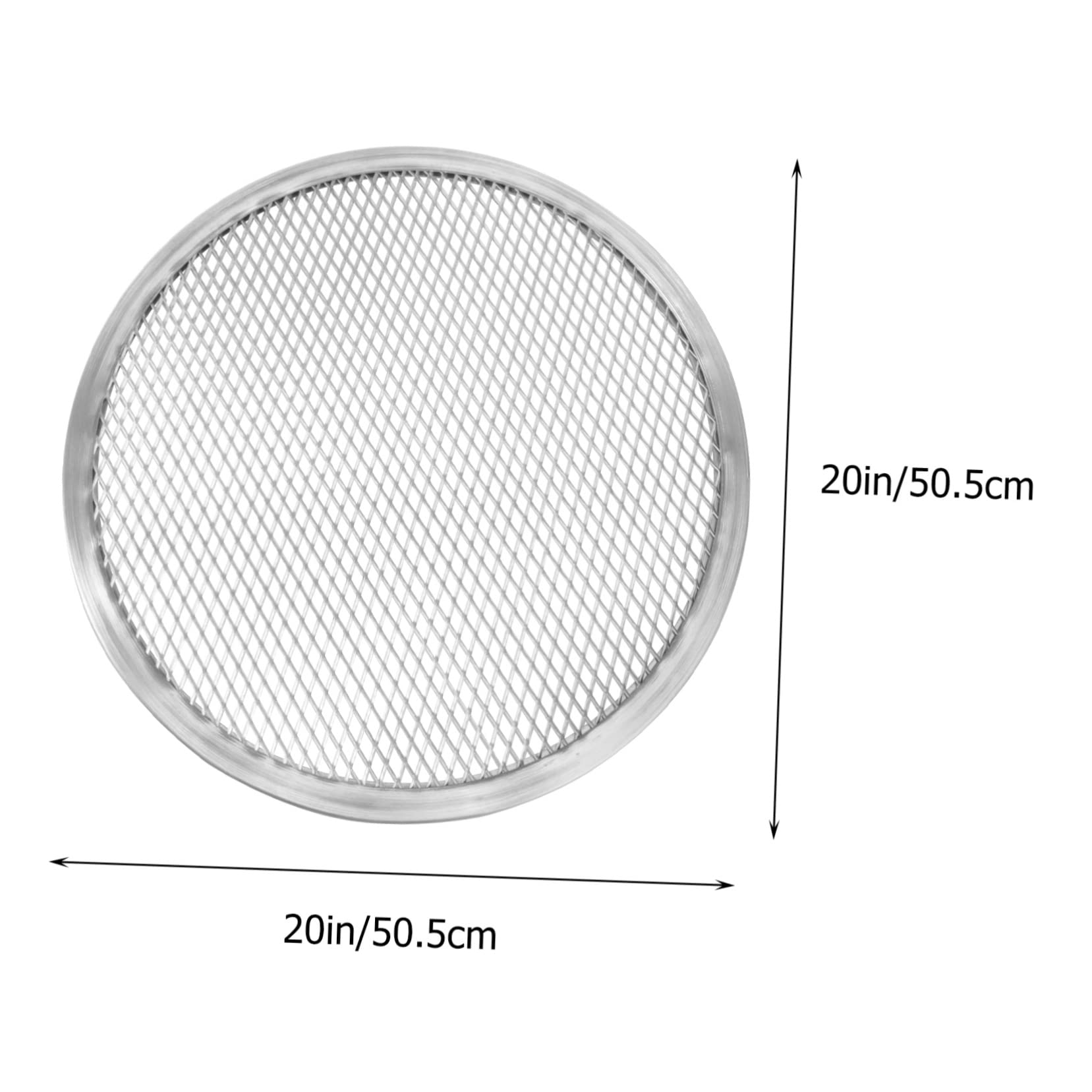 NAMOARLY Aluminum Pizza Pan with Non Stick Baking Net Scratch Resistant Easy to Clean for Oven and Freezer Use