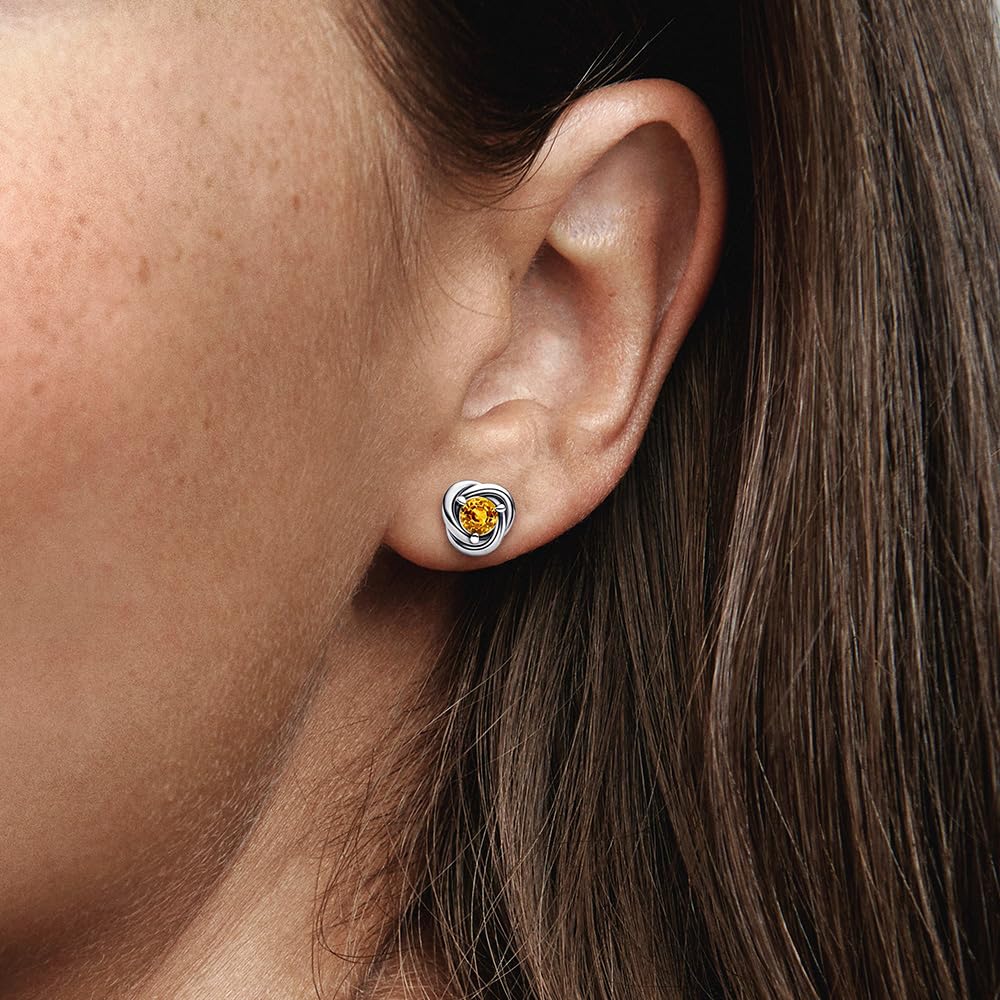 Pendientes de botón Círculo Eternity Noviembre 292334 PANDORA C04 TALLA ÚNICA MUJER
