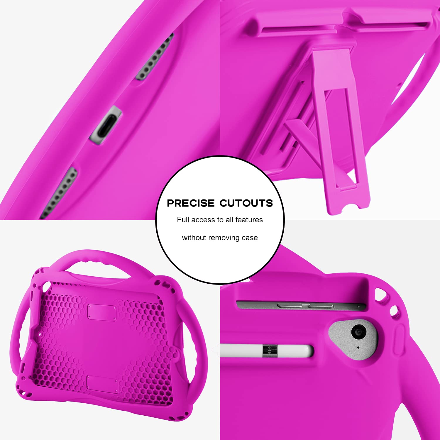 Custodia Resistente Per IPad 5a-9a Generazione, Mini 6 – Con Supporto E Portapenne