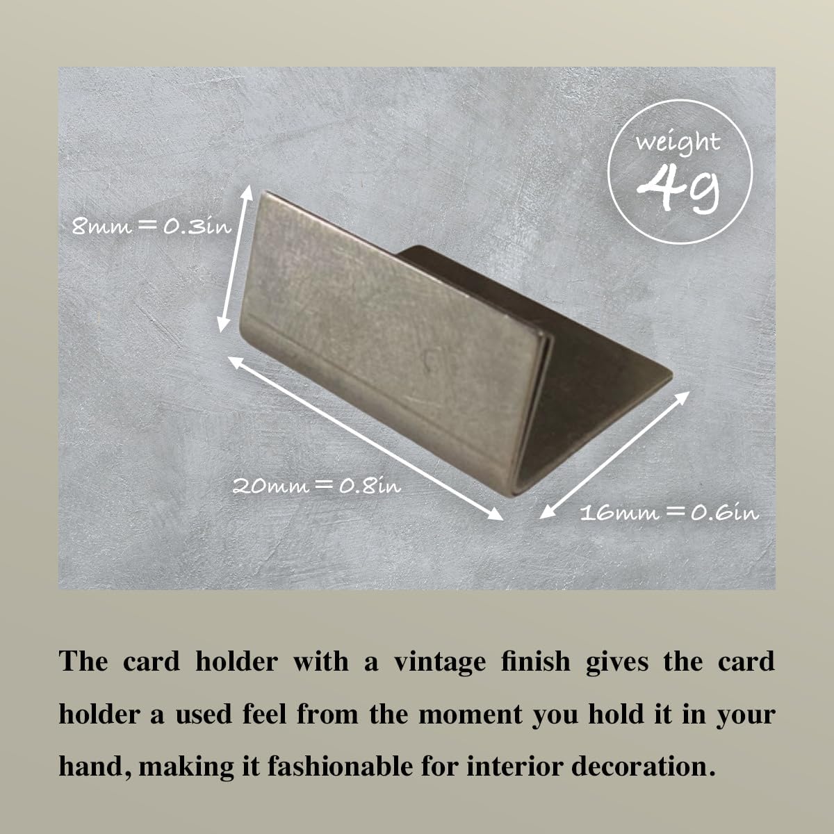 テーブルカードホルダー シルバー ステンレス レギュラー サイズ テーブル番号 プレースカード メモ 名刺 ウェディング 写真 トレ