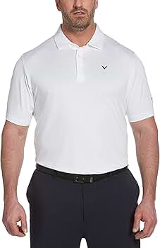【限定】Callaway CLUBHAUS S/S Polo White コラボ Amazon.com: Callaway Men's Swing Tech Jacquard Short Sleeve