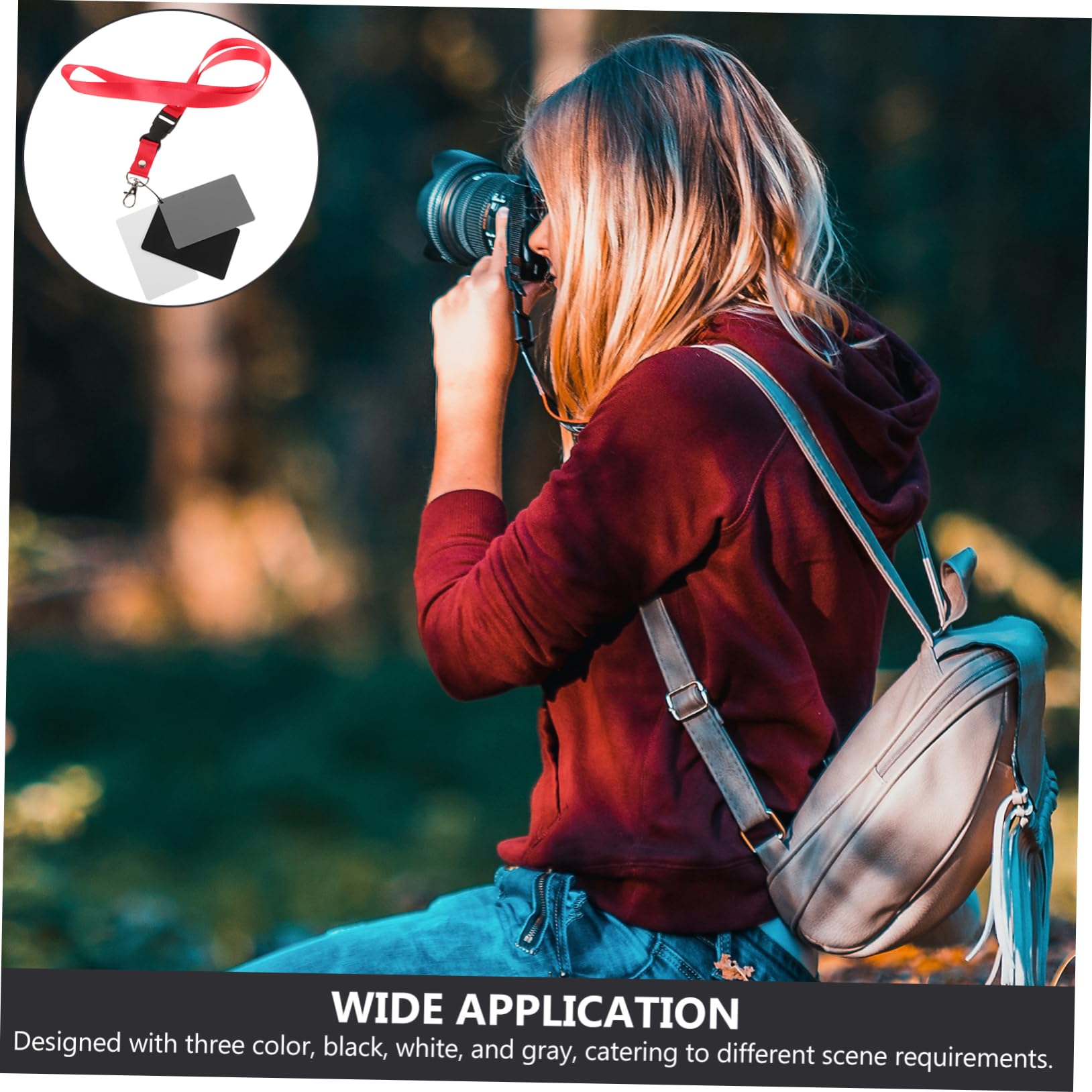 Precisa per Bilanciamento Lega 18% del e Bianco di Alluminio Accessorio Compatto Esposizione Fotografia e Riprese
