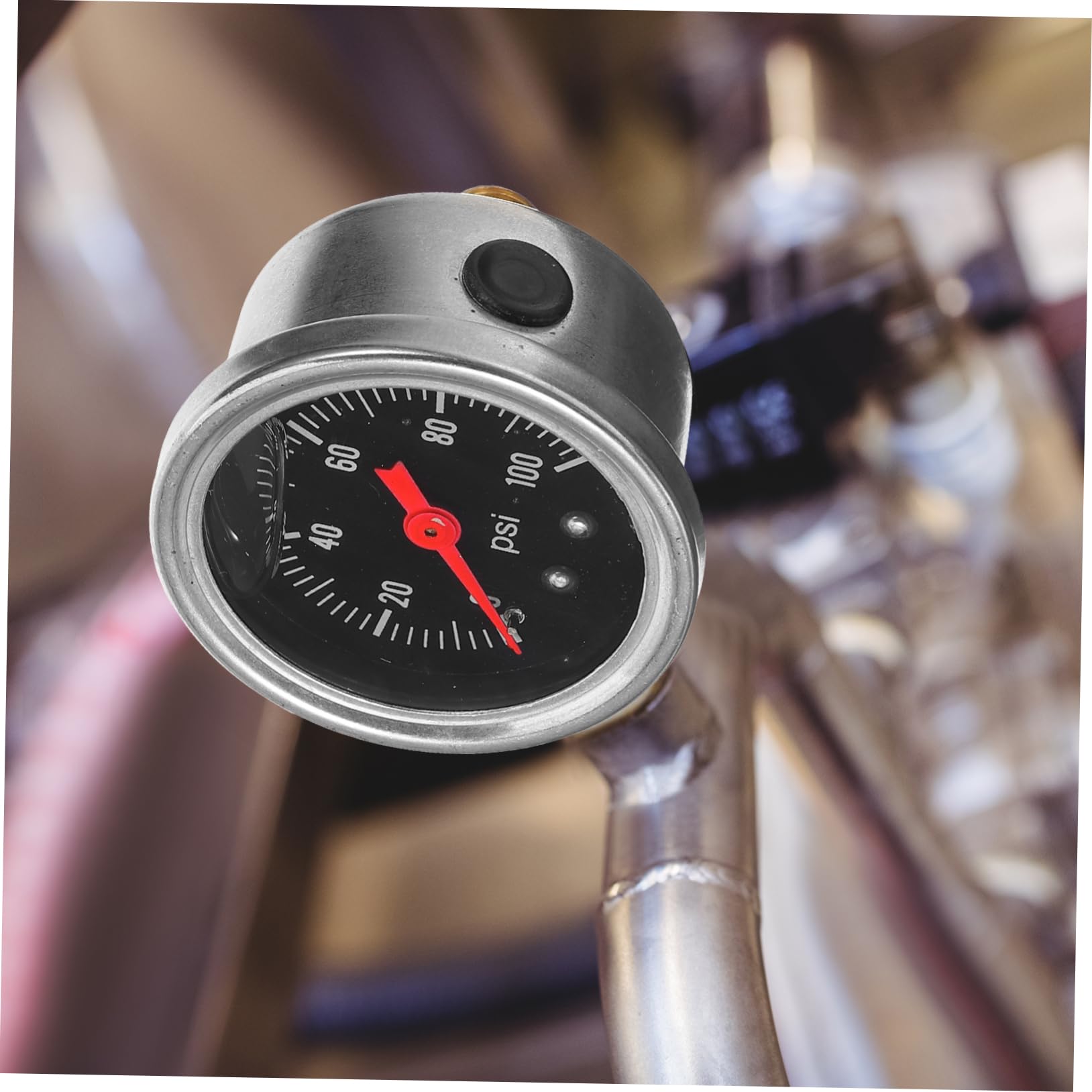 Mobestech 4pezzi Manometro Per Pressione Carburante Indicatore Gasoline Con Attacco Strumento Di Misura Sicuro e Preciso Per Sistemi Di Alimentazione Auto