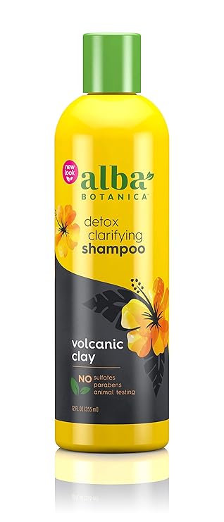 Amazon.com : Alba Botanica Hawaiian Detox Volcanic Clay Shampoo, clear ...