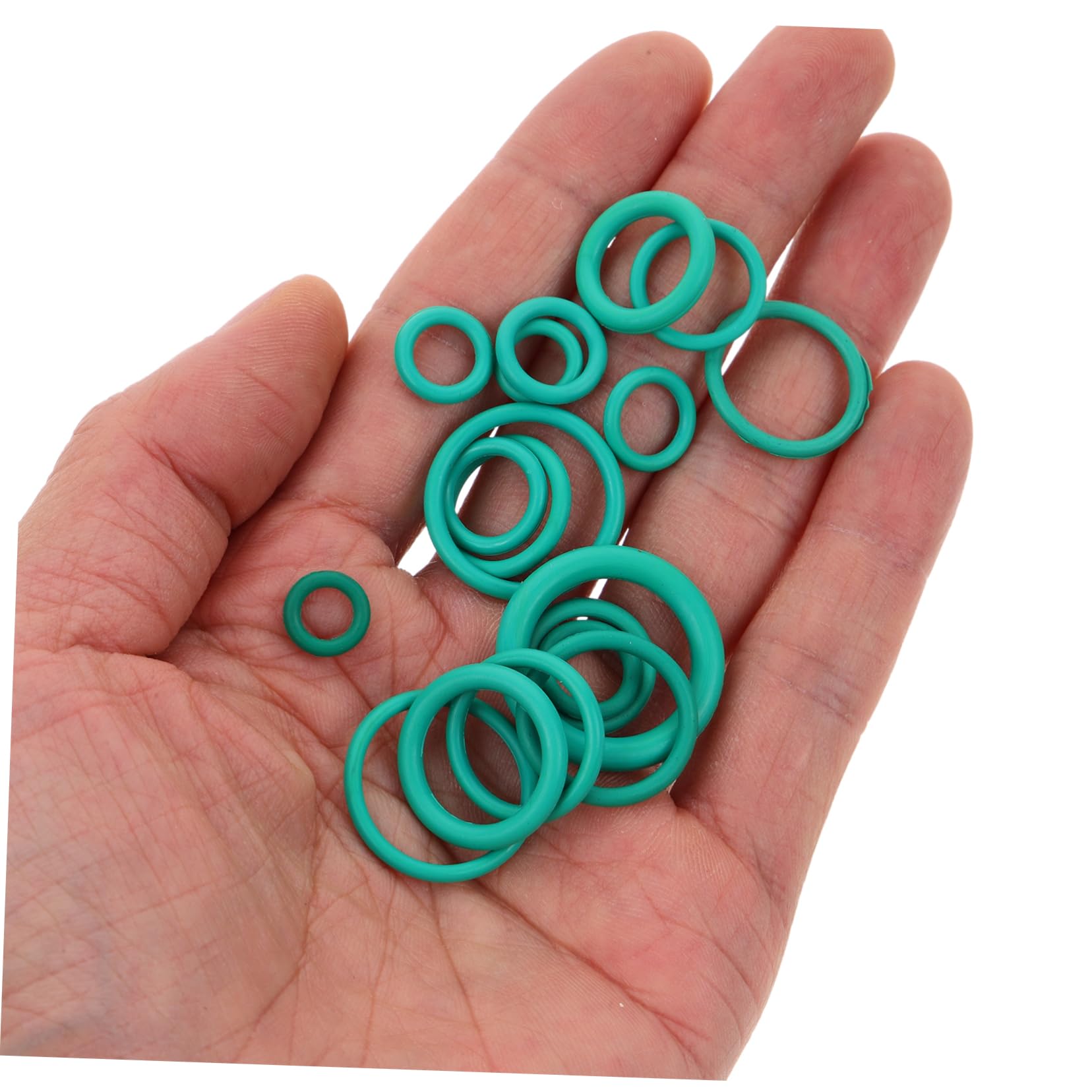 Garneck 5 Set Anello Di Tenuta Del Climatizzatore Per Auto Aria Kit Guarnizioni Assortito Copertina Guarnizione Di Tenuta Forniture Per Riparazione Auto Dingqingqingguo Verde 270 Pezzi*5