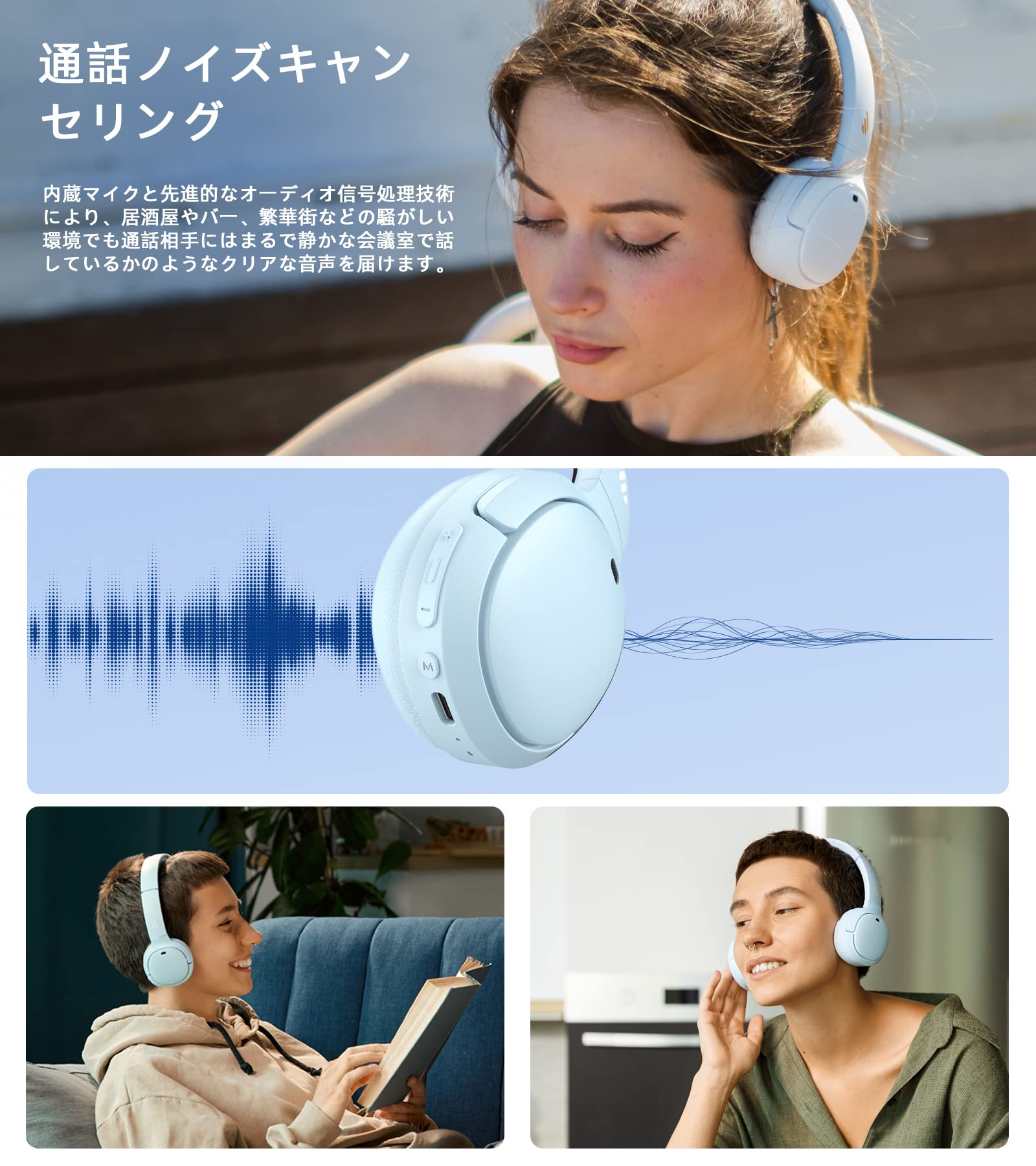 【新品未開封】Edifier WH500 ワイヤレスオンイヤーヘッドホン ブルー Amazon.co.jp: Edifier WH500 ワイヤレスヘッドホン 最大40時間再生