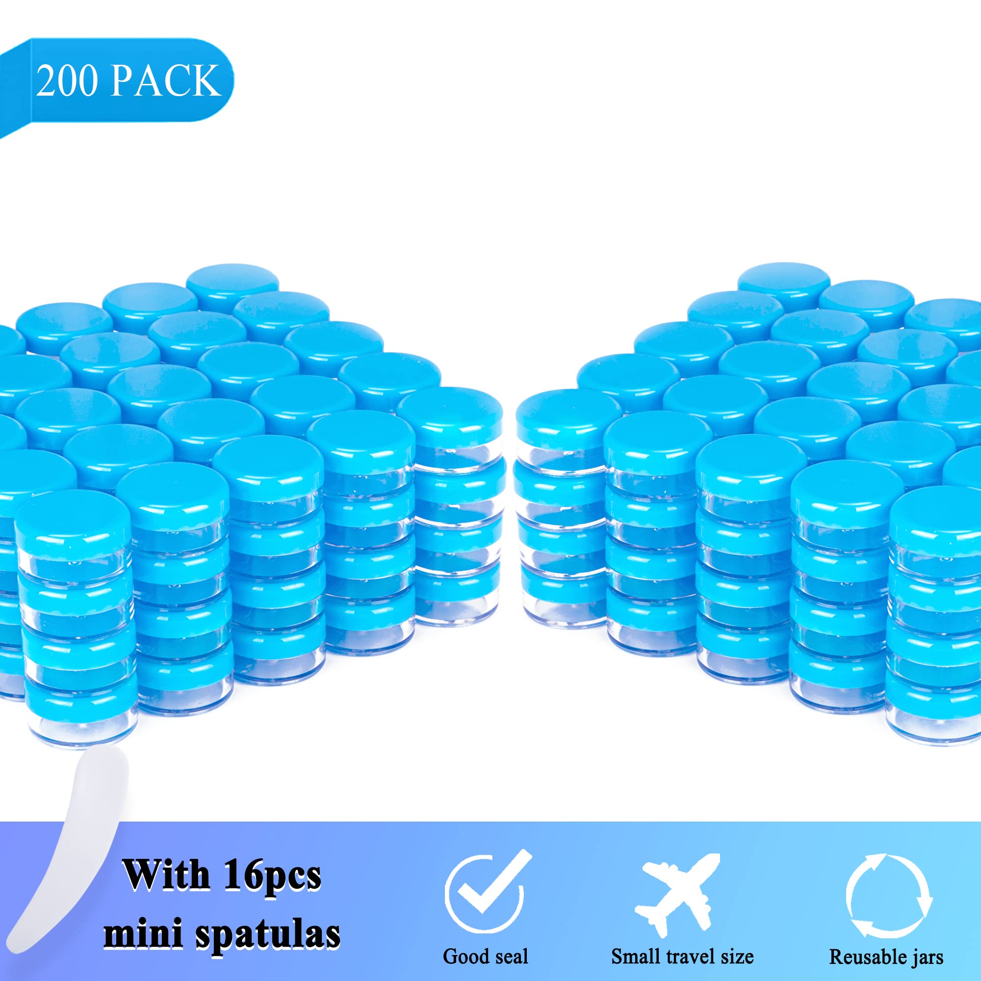 15 Stück Leere Kosmetikbehälter 30 Ml – Mit 3 Mini-Spateln, Transparent, Auslaufsicher