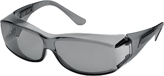 Grey HC/PC Uni-Lens, Adjustable Temples, Fits Over Rx Frames up to 140mm