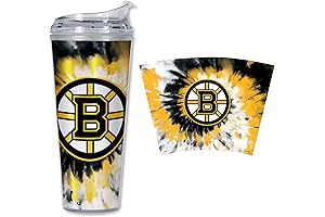 NHL Boston Bruins 24oz Team Color Tie Dye Acrylic Tumbler