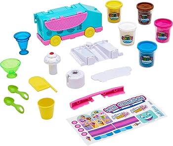 Amazon.com: Cra-Z-Art Softee Dough Ice Cream Truck Playset