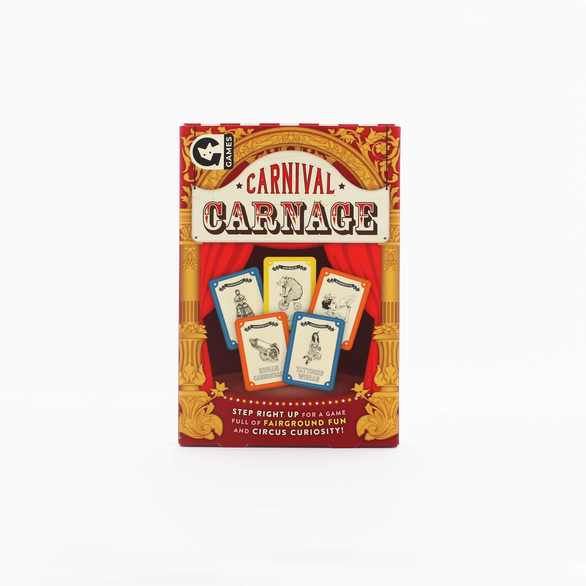 Ginger Fox Carnival Carnage Card Swapping Game - Step Right Up To A Fairground Of Fun & Circus Curiosity Party Game