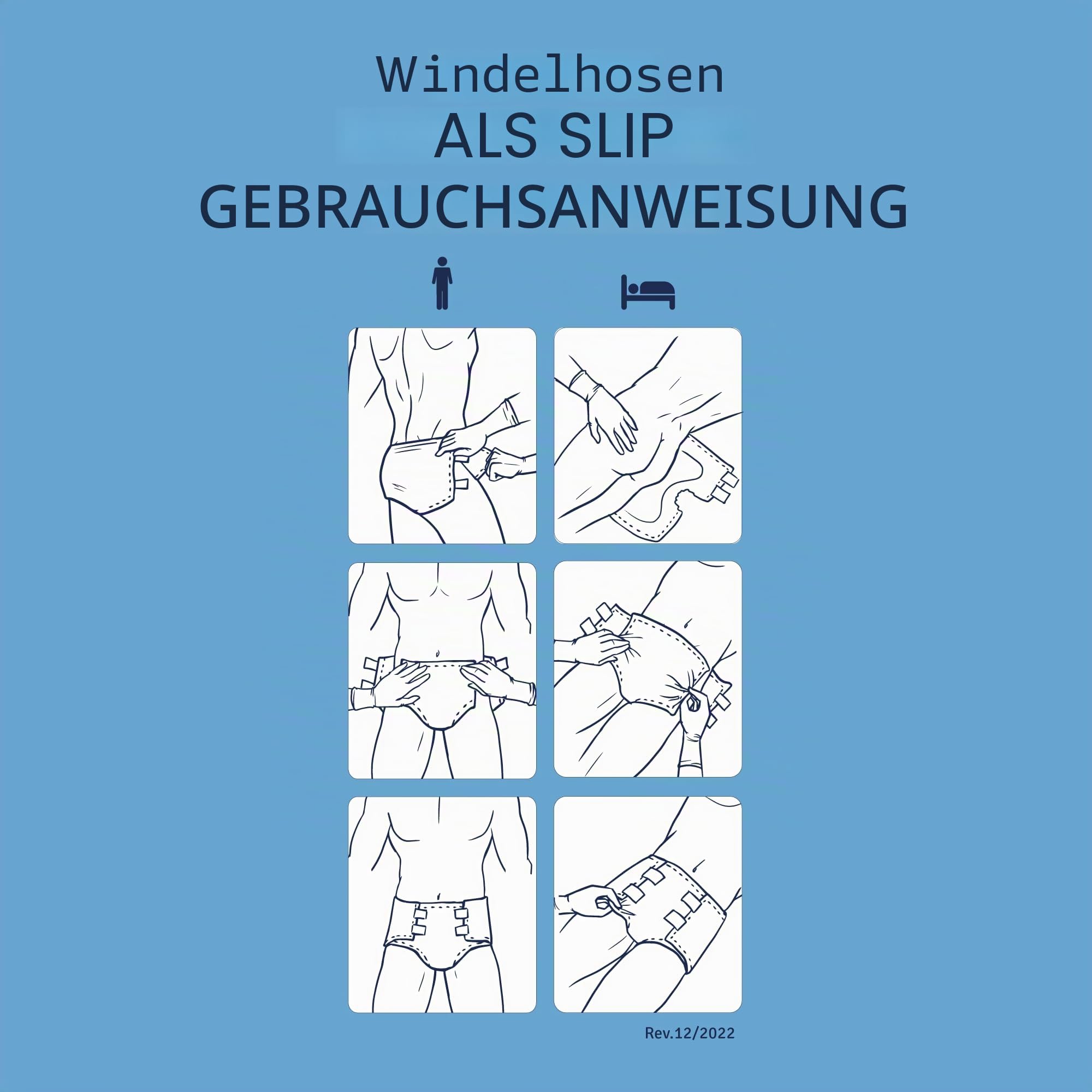 Soffisof Air Dry Windeln für Erwachsene Maxi XXXL - Inkontinenz Slip - Einzelpackung mit 15 Windelhosen, 9 Tropfen - Windelslip Erwachsene