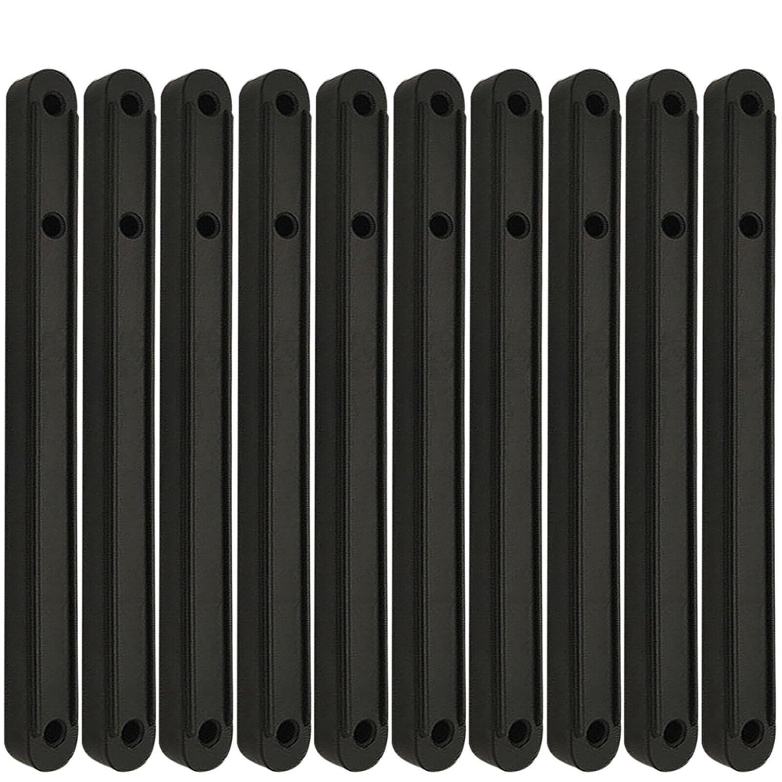 Ppqiru Black 10Pcs Slide Rail Drawer Runners 180/235/298Mm For Drawers Plastic Replacement For Cabinet Drawer(,298Mm)