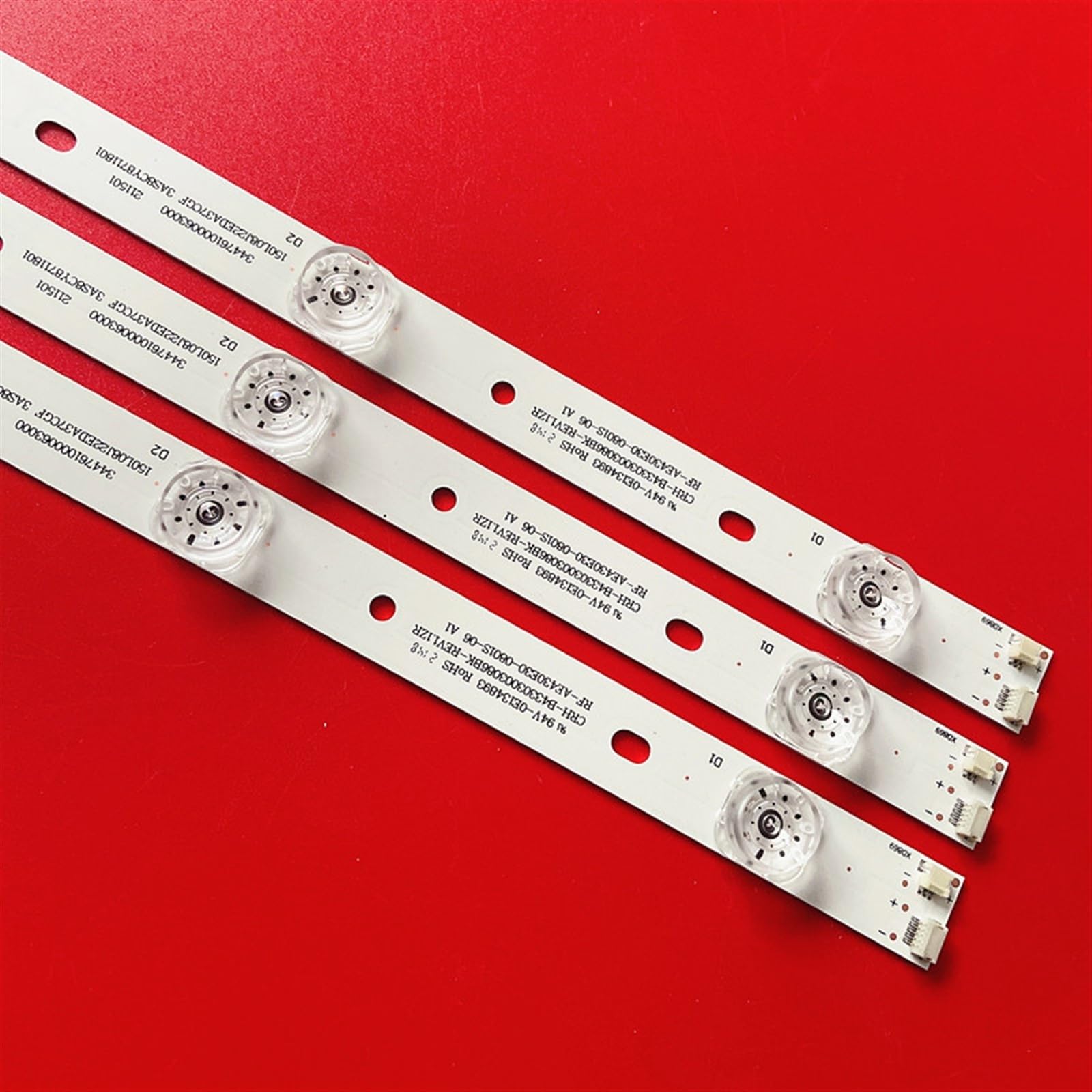 Striscia di retroilluminazione a LED 8 lampade compatibili for TV da 43'' CRH-B43303003086BK-REV1.1 LE43AL88K88 RF-AE430E30-0801S-06 LE43AL88K20 LE43A31 43A6