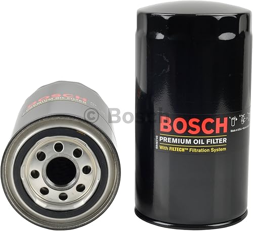 Bosch 3520 FILTECH - Filtro de aceite prémium para Dodge D250, D350, 2500, 3500, 4500, Ram 5500, W250, W350 y más, negro