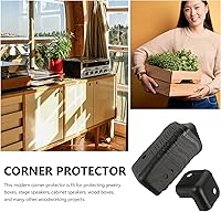 Vista 6 de DOITOOL Accesorios de audio 16 protectores de esquina de caja de metal, protector de esquina de mesa de cobre, protector de parachoques de esquina