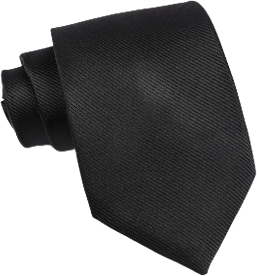 Gravata masculina sólida cor pura 8 cm (8 cm), gravata clássica amarrada à mão, formal, negócios, festa de casamento