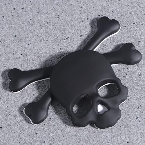 Miniatura 2 de Logo Skull Tank Crossbones para calcomanías Accesorios Vehículo Auto Metal Pegatinas Negro Nuevo Pirata Más Motocicleta Estilo M SUV Camiones