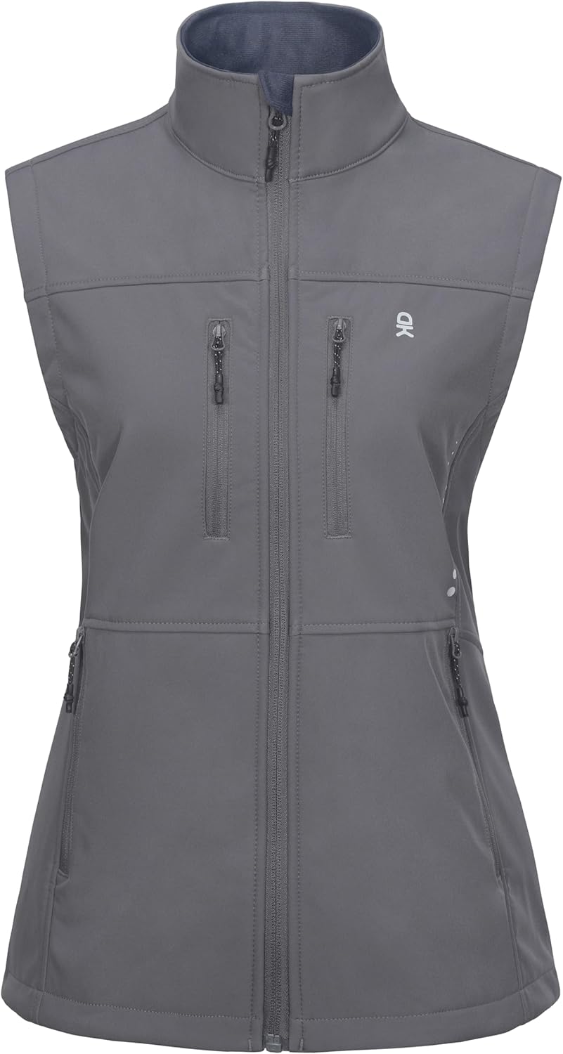 Little Donkey Andy Women's Golf Vest Warm Fleece Lined Sleeveless Jacket for Hiking Travel Running - Image 2